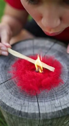 Crazy Survival Hack: Sock = Fire Starter 🔥