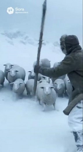 Man fights off wolves to protect sheeps