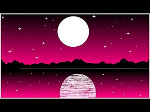 How To Paint In Computer | microsoft paint tutorial | ms paint | computer drawing | scenery drawing