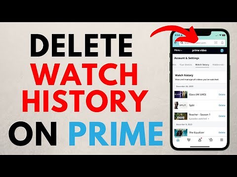 How to Delete Watch History on Amazon Prime Video - iPhone & Android