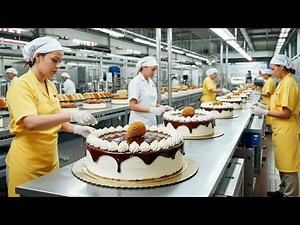 How Millions of Cakes Are Made in a Factory | Automated Cake Factory Process