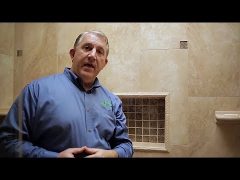 Large Walk-In Shower with Bench Remodeling Project