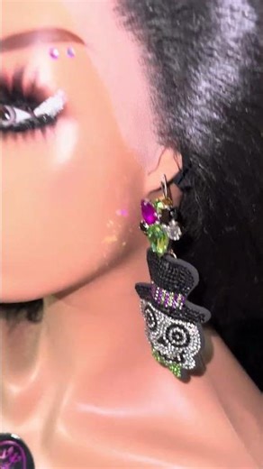 Halloween Skull Earring & Ring Set