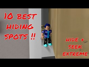 10 BEST HIDING SPOTS!! in Hide and Seek Extreme | Roblox