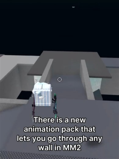 This animation pack lets you go through any wall in MM2 😭 #fyp #roblox #mm2 #murdermystery2 #glitch