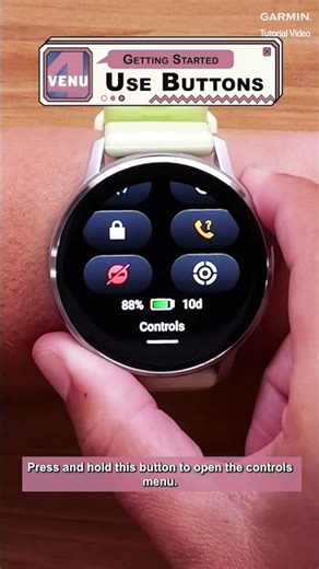 Tutorial - Venu 4: Use Buttons #venu4 #garminwatch #garmintutorial