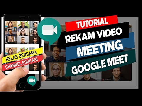 Cara Merekam VIDEO di Google Meet, di Laptop, PC, HP Android