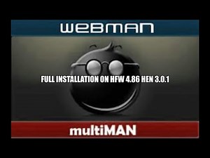 How to install webMAN and multiMAN on 4.89.1 HFW (HEN)
