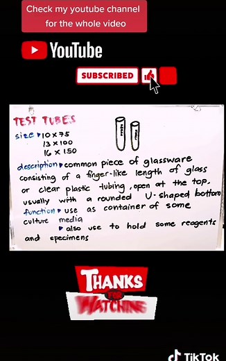 Glasswares and equipment used in the laboratory check my Youtube for the whole video #medtech #themedtechlab #medtechstudent #fyp #foryou #fypシ #glassware #laboratory