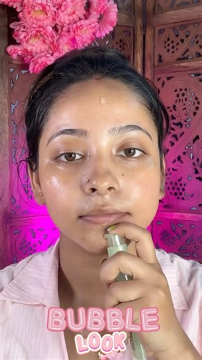 Bubble makeup tutorial 🩷#shorts #trending #makeup