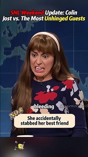 SNL Weekend Update: Colin Jost vs. The Most Unhinged Guests.