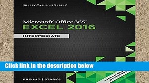 Digital book Shelly Cashman Series Microsoft Office 365 Excel 2016: Intermediate Unlimited