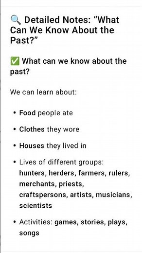 NCERT short notes class 6 chapter 1