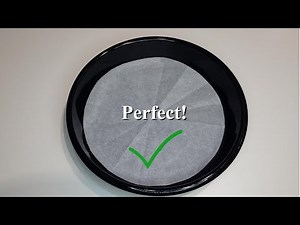 Cutting Parchment Paper into a perfect Circle