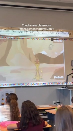 mspreiii shares a genius classroom management tool: “Don’t Wake the Dragon!” Students stay quiet and focused while watching a projected dragon character, making behavior management fun and interactive. This strategy blends play with discipline, helping keep the whole class engaged without stress. Perfect for elementary teachers looking for new management tricks! Credit: @mspreiii #teacher #teachersoftiktok #teachertok #firstyearteacher #teacherhack #teachertips #school #kindergarten #preschool #