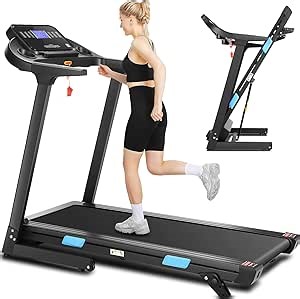 FUNMILY 3.5HP 18 INCH Wide Treadmill for Home, Treadmill with Incline, 300 lbs Capacity, 15% Incline, Foldable Electric Running Machine(Night)