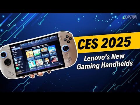 CES 2025: Lenovo's new gaming handhelds!