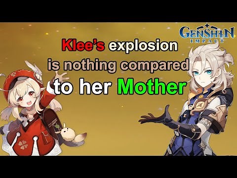 Genshin Impact | Albedo Talks About Klee & Other Characters (Voice Lines) [Japan & English]