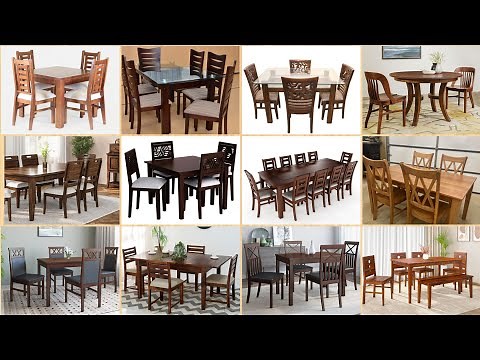 Latest Top 50 Modern Wooden Dining Table Designs 2026 || Solid Wooden Dining Table Designs