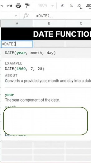 Date Formula in Google Sheet !!