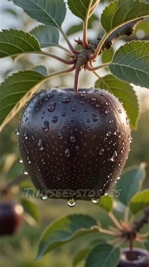 🍎 The Incredible Life Cycle of a Black Apple | From Seed to Fruit 🌱 #shorts #apple
