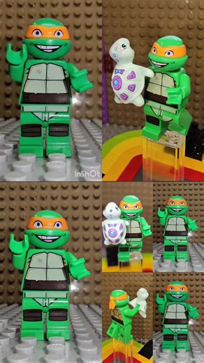 Skipping Workout Lego Turtle Ninjago #minifigure #lego #ninjago #ninja #legotiktoker