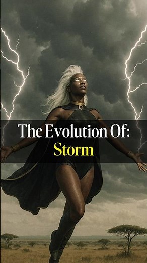 The Evolution of Storm ⚡ | From Goddess to X-Men Queen (Marvel) #storm #marvel #xmen
