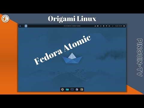Origami Linux - kurz angesehen #linux #fedora #cosmic