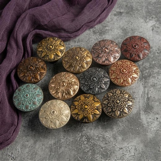 12-color Patterned Knobs/floral Furniture Pulls/retro Antiqued Bronze Knobs/old Fashioned Dresser Pull/kitchen Cabinet Dresser Handle - Etsy