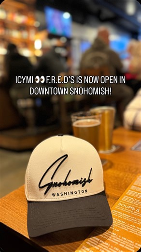 Now open in downtown Snohomish! @f.r.e.d.s_snohomish is the newest and much anticipated spot to join the First Street lineup! We are stoked to have another delicious restaurant in town and can’t wait to try the rest of the menu! Welcome back and cheers to many more years with you guys downtown! 🍻 Have you checked them out yet?! Let us know your thought in the comments below ⬇️ they’re open today and closed Sunday and Monday for some much deserved rest after opening last weekend! #SnohomishHappy