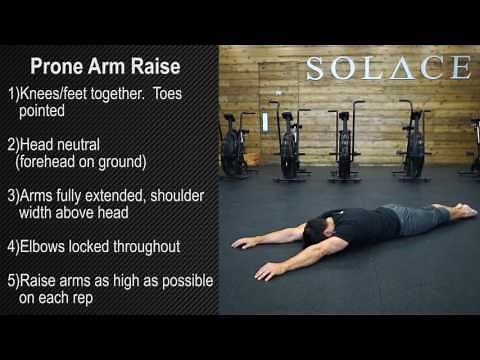 Prone Arm Raise
