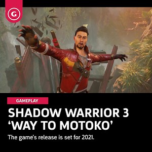 31K views · 316 reactions | Brutal executions, thrilling annihilation, make every battle a beautiful painting…painted with demon blood. Shadow Warrior 3 arrives in 2021. | GameSpot | Facebook