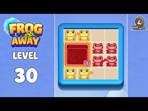 Frog Away level 30 solution