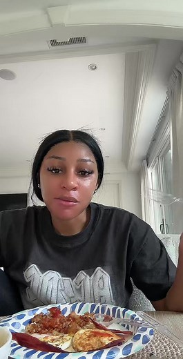 Delicious Breakfast Mukbang with Grits, Eggs, and Turkey Bacon