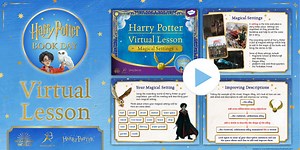 Harry Potter Virtual Lesson: Magical Settings Lesson PowerPoint