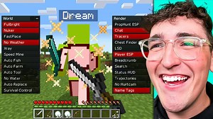 我秘密地使用一个HACK客户端愚弄我的朋友在Minecraft--服务器