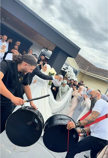 Memorable Bride and Groom Drumming Ceremony Highlights