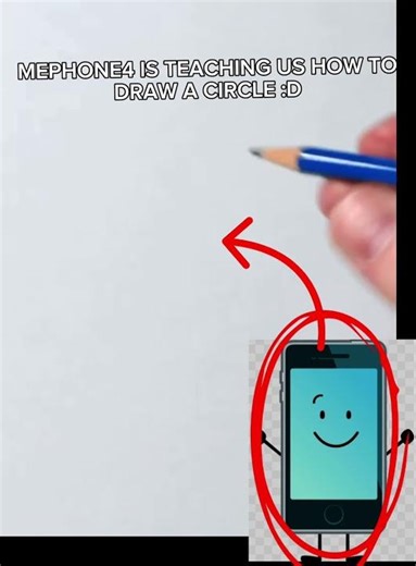 MEPHONE IS TEACHING US HOW TO DRAW A CIRCLE @HyperbloxsOSC #osc #circle #idk