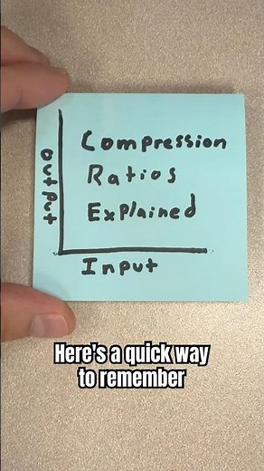 How to Use Compression Ratios in Mixing 🎛️ (Quick Guide) #Shorts
