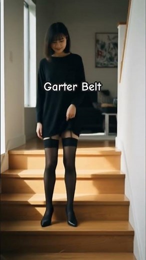 Cute girl in garter belt stockings tights high heels legs sandal. Pantyhose Hosiery lady