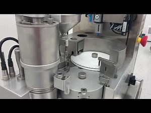 capsugel cfs 1000 bench top liquid capsule filler operational video