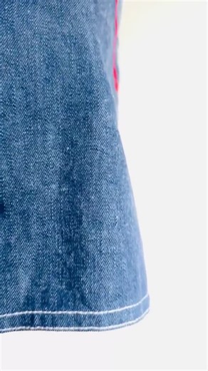 Vintage the Beene Bag by Geoffrey S/s 1975 Blue Denim Cropped Apron Top Blouse Red Trim Small - Etsy