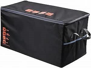 Durable foldable trunk organizer (Black large), premium quality, for use in all cars