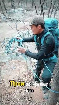 Stuck on a Cliff? Escape with a Rope System in 5 Minutes!