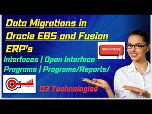 Interfaces|Open Interface Programs|Programs/Reports/Data Migrations in Oracle EBS and Fusion ERP's