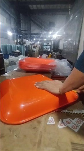 colourful Square Tray !! #machine #plastic #production #finishing