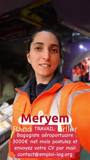 TRAVAIL: Bagagiste aéroportuaire 3000€ net mois postulez et envoyez votre CV par mail contact@emploi-log.org #marseille #nice #nice #nice #paris