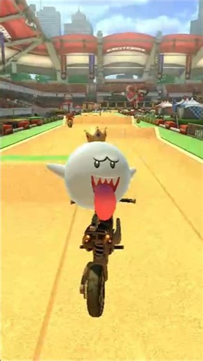 REY BOO HACIENDO ACROBACIAS 🏎🎮 #mario #mariokart #parati #foryou #fyp