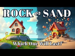 The House on the Rock 🪨 | Jesus’ Parable for Kids (Animated Bible Story)