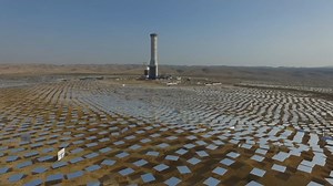 The world's largest solar tower is being built in Israel
